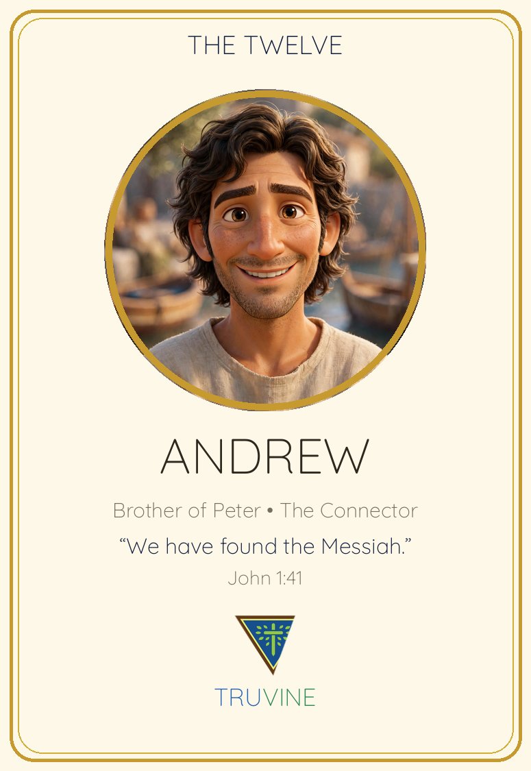 Andrew Faces of Faith card — front