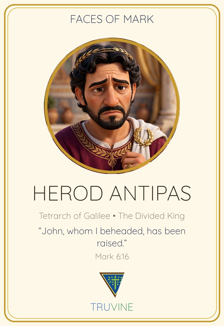Herod Antipas Faces of Faith card — front
