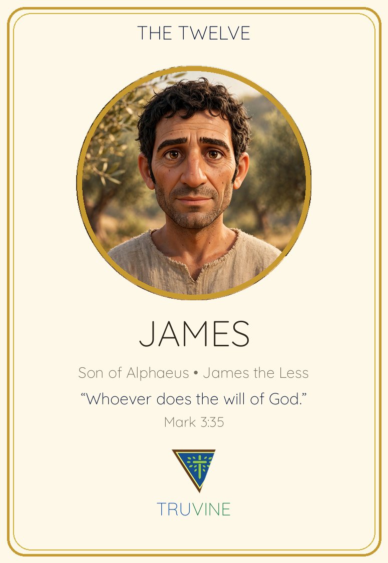James, Son of Alphaeus Faces of Faith card — front