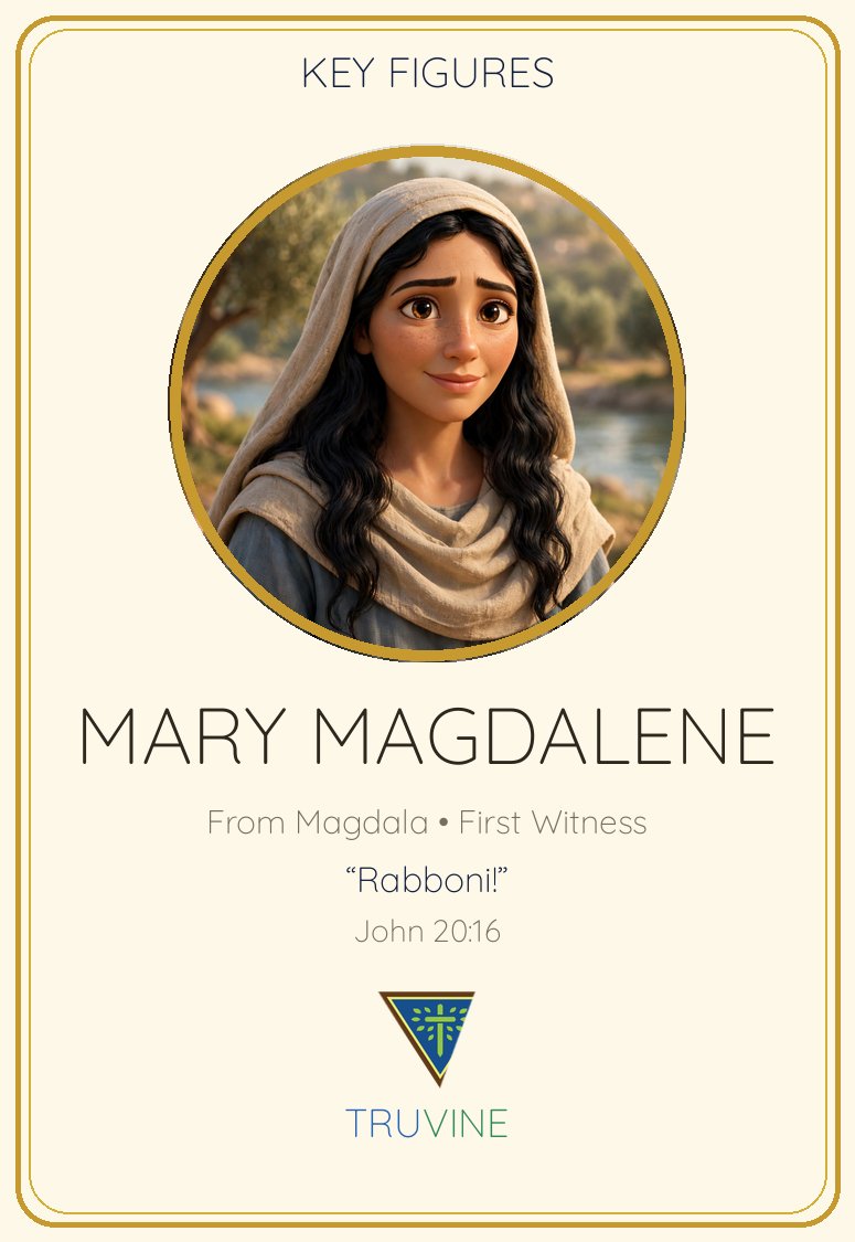 Mary Magdalene Faces of Faith card — front