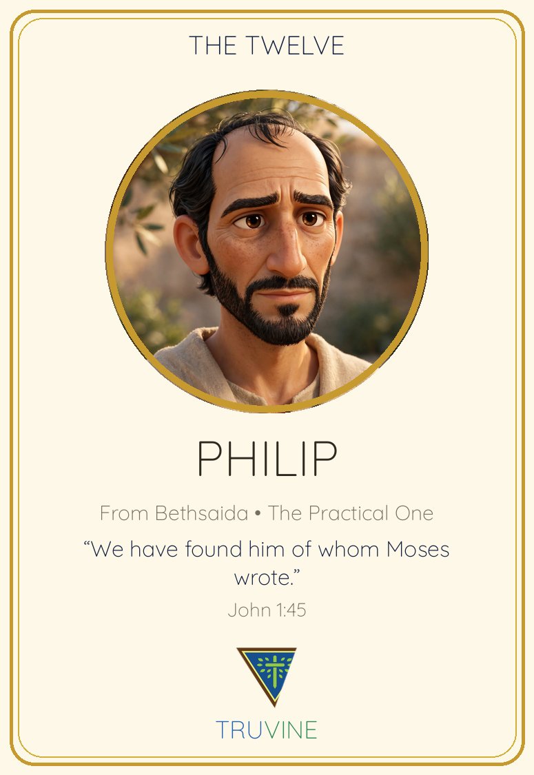 Philip Faces of Faith card — front