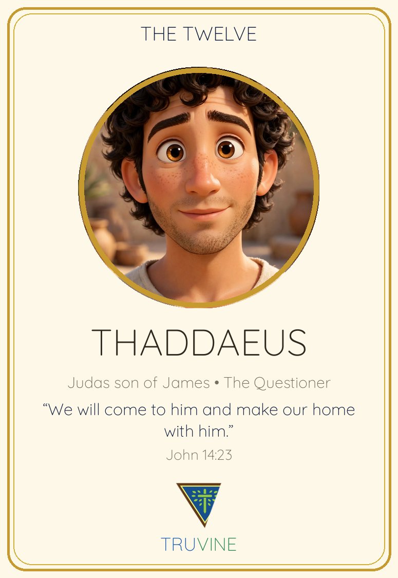 Thaddaeus (Judas Son of James) Faces of Faith card — front